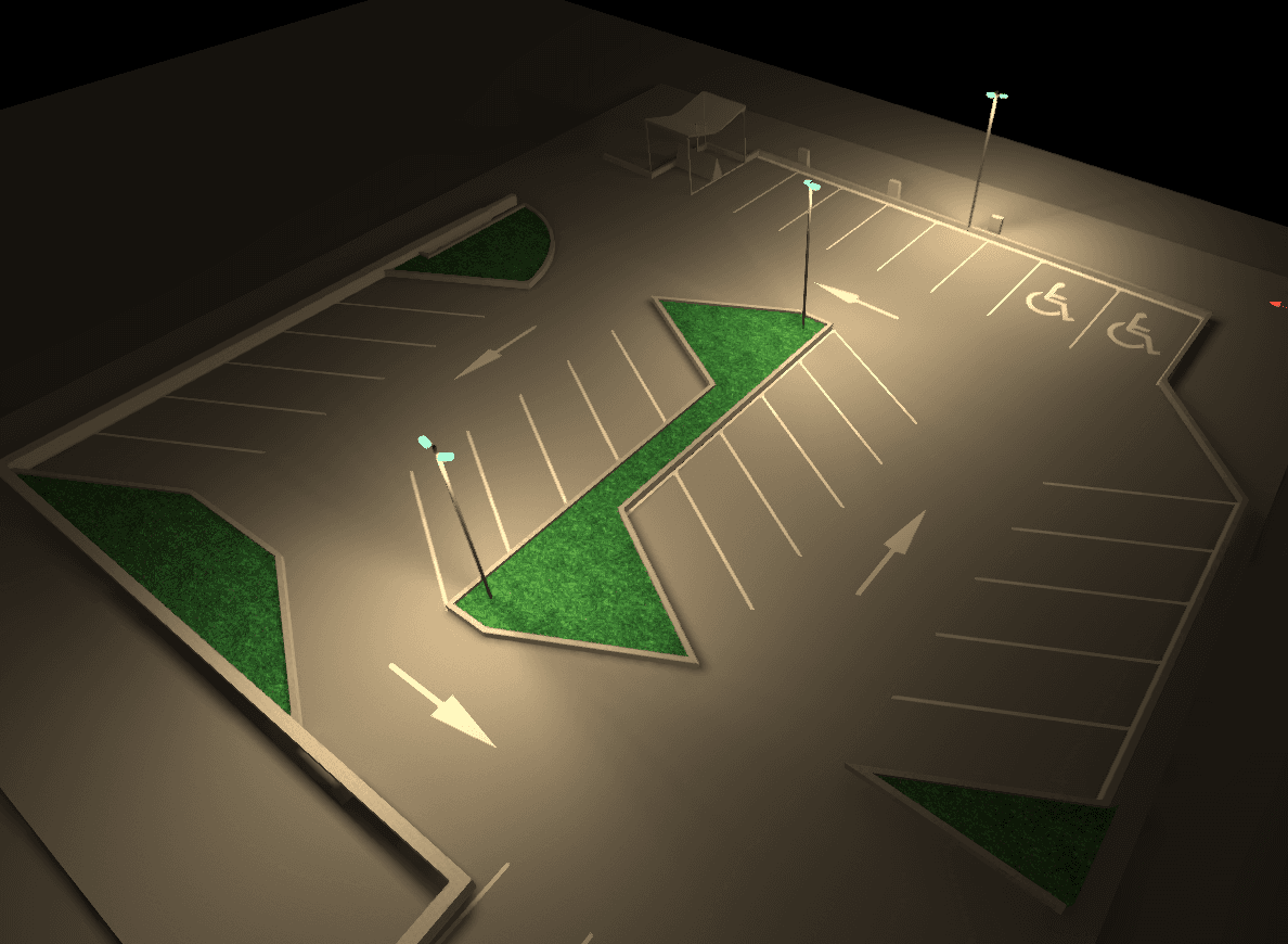 Parking public de la commune de Homecourt